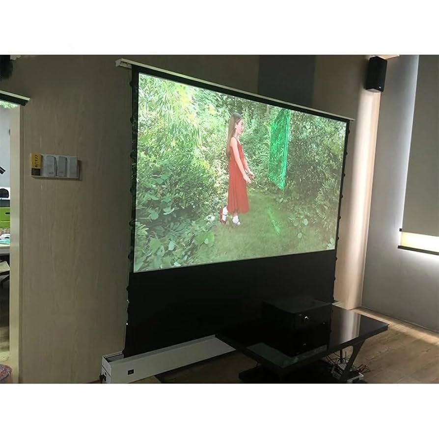 Amazon | スクリーン 80-150 インチ電動モーター付き HD/4K